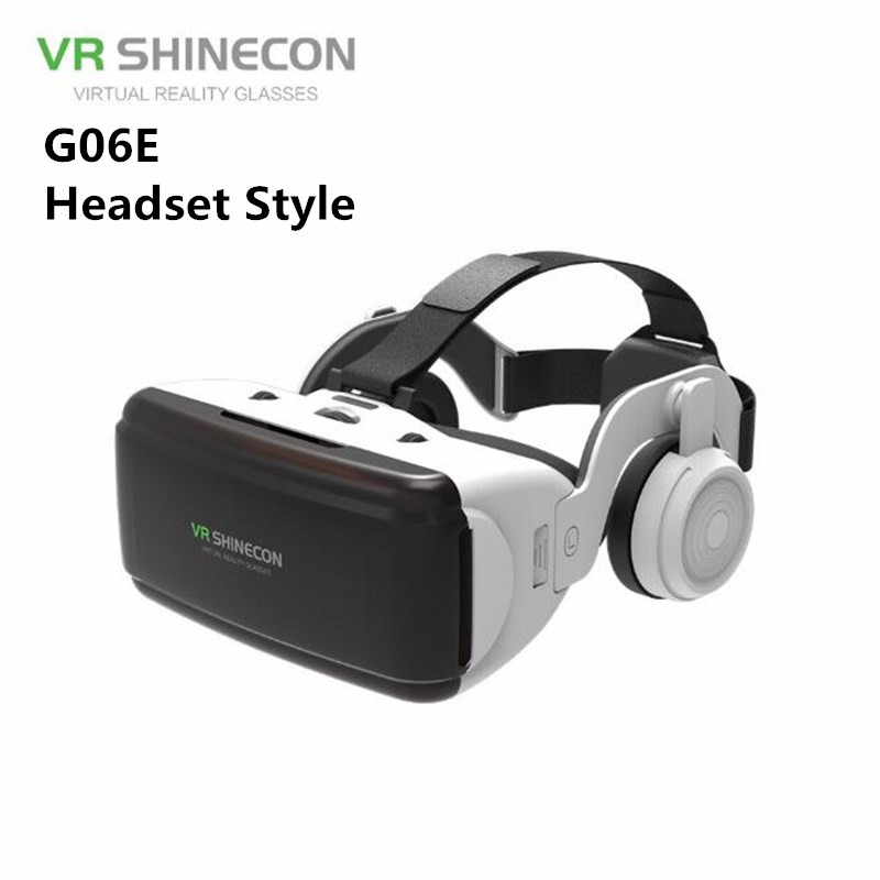 Originale VR realtà virtuale 3D occhiali Box Stereo VR Google cartone auricolare casco per IOS Smartphone Android, Rocker Wireless