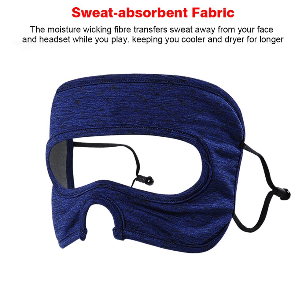 Accessori VR occhiali VR maschera per gli occhi copertura elastica regolabile traspirante fascia per il sudore cuffie per realtà virtuale per Oculus Quest 2 1