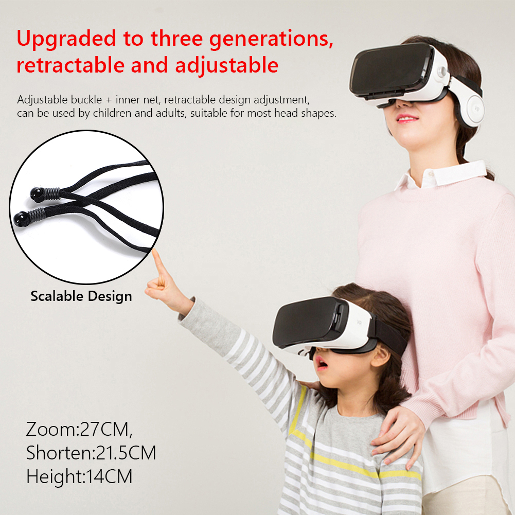 Accessori VR occhiali VR maschera per gli occhi copertura elastica regolabile traspirante fascia per il sudore cuffie per realtà virtuale per Oculus Quest 2 1