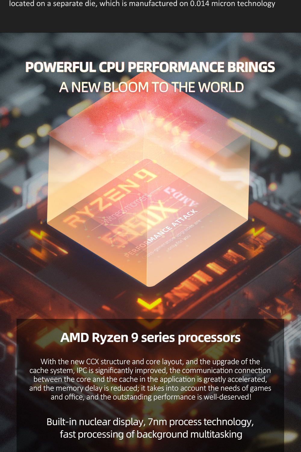 AMD nuovo R9 5950X CPU 3.4 GHz 16 core 32 thread processore da gioco AM4 Ryzen 9 5950X 7NM L3 = 64M accessori Processador Ryzen