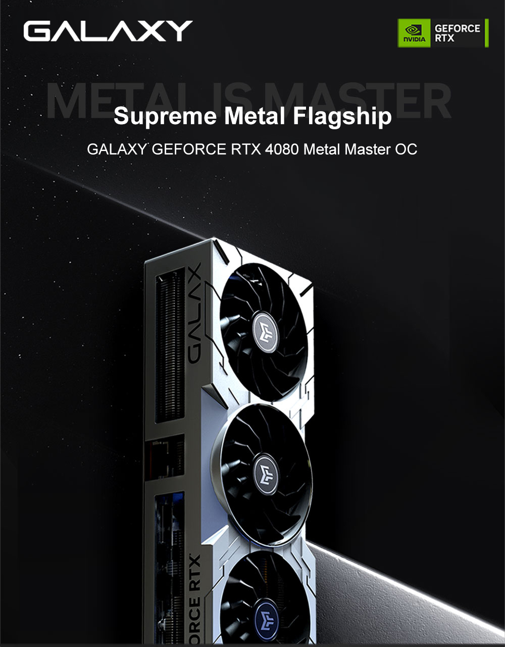 GALAXY Nuovo RTX 4080 Metal Master OC 16GB Scheda Grafica GDDR6X 256Bit RTX 4080 12Pin 12VHPWR Gaming GPU Schede Video placa de video