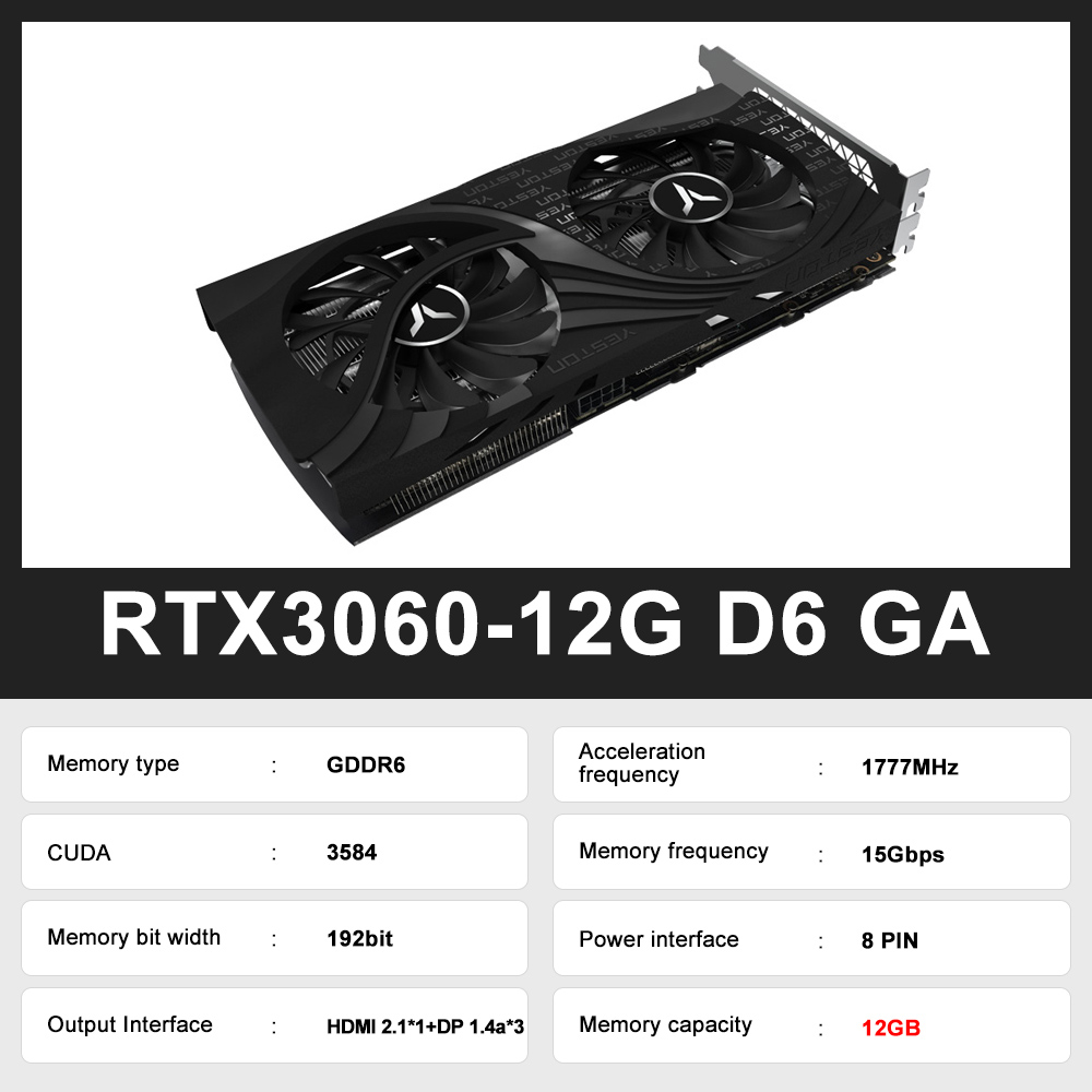 RTX3060-12G D6 GA