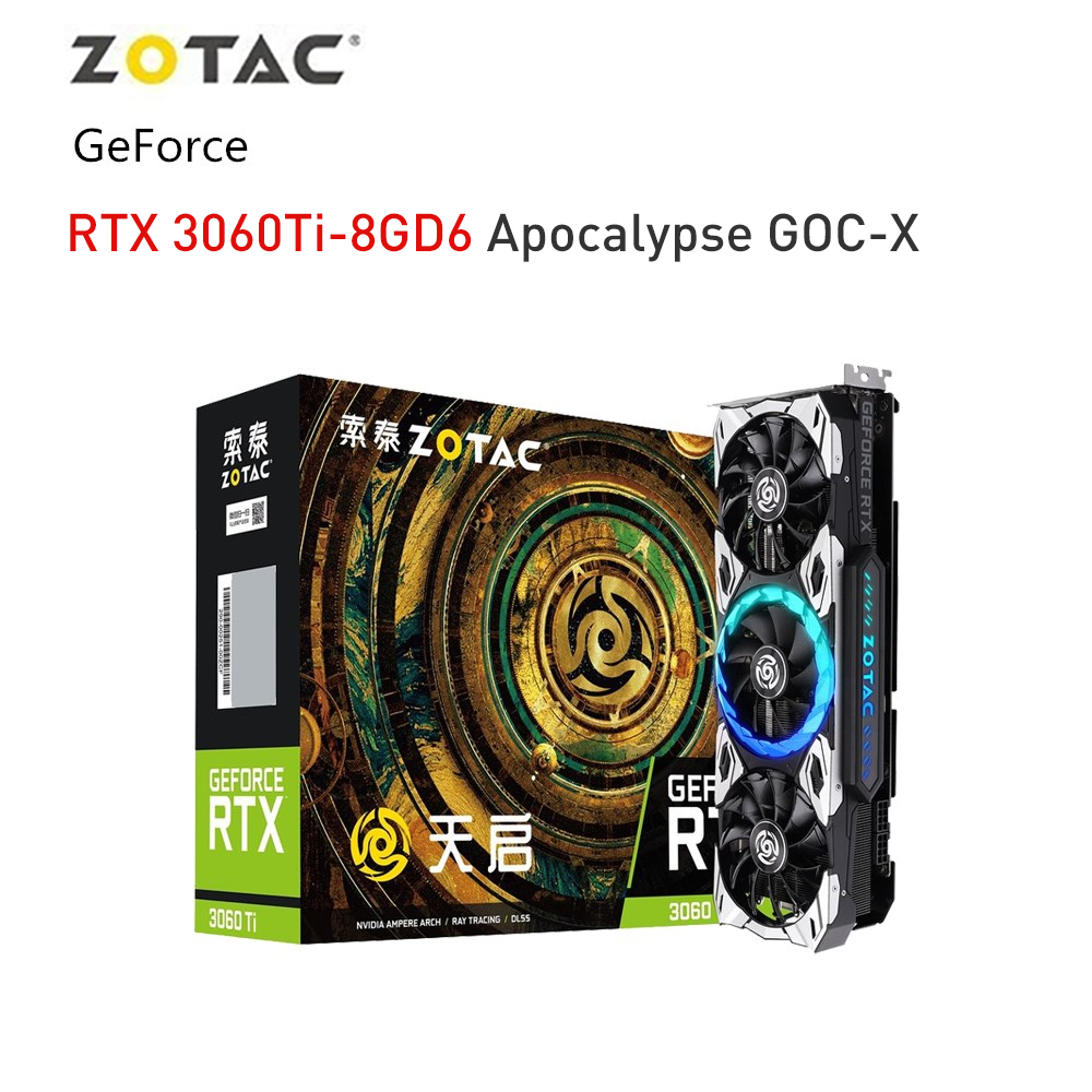 ZOTAC 100% nuova scheda grafica GDDR6 rtx 3060 3060Ti 8GB 12G Gaming 256Bit 8NM 8 + 8Pin 14000Mhz GPU Gamer schede Video placa de vimdeo