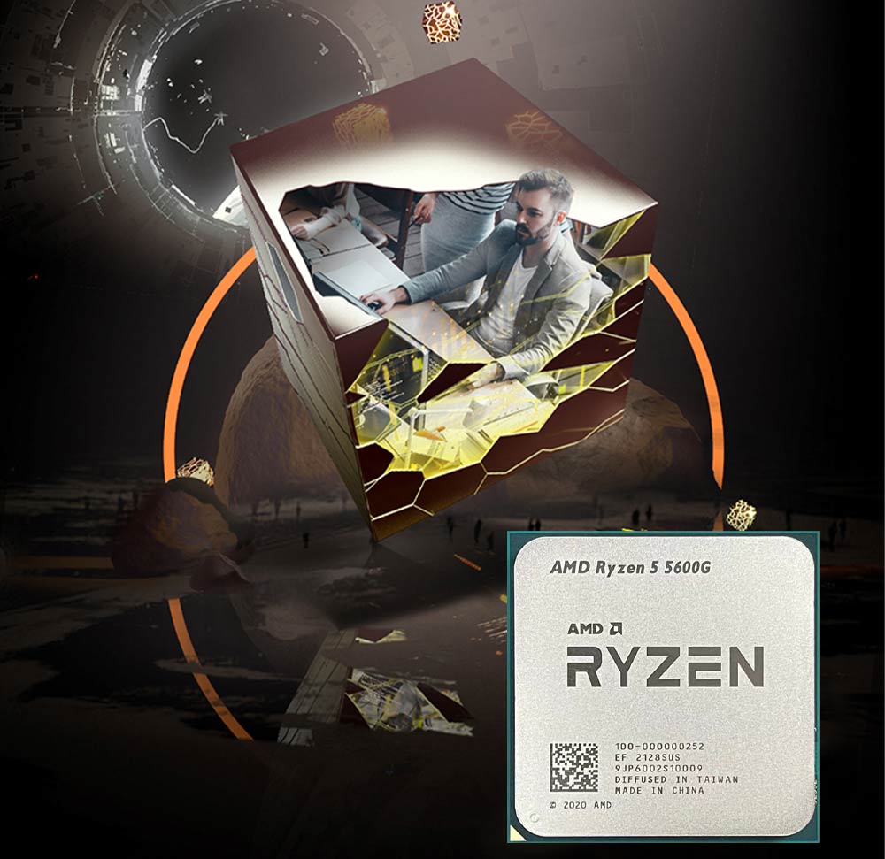 AMD New Ryzen 5 5600G R5 5600G CPU + MSI MAG B550M scheda madre WIFI malta 3.9GHz Six-Core a dodici Thread AMD Socket AM4 placa mae