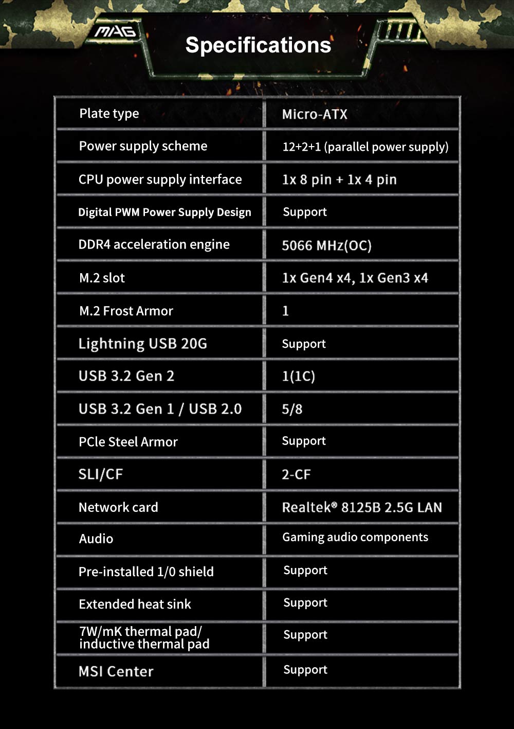 MSI nuova scheda madre MAG B560M mortaio LGA 1200 DDR4 processore CPU Intel B560 + Intel I7-11700F + Kit RAM GALAXY 8G 3200 8G * 2