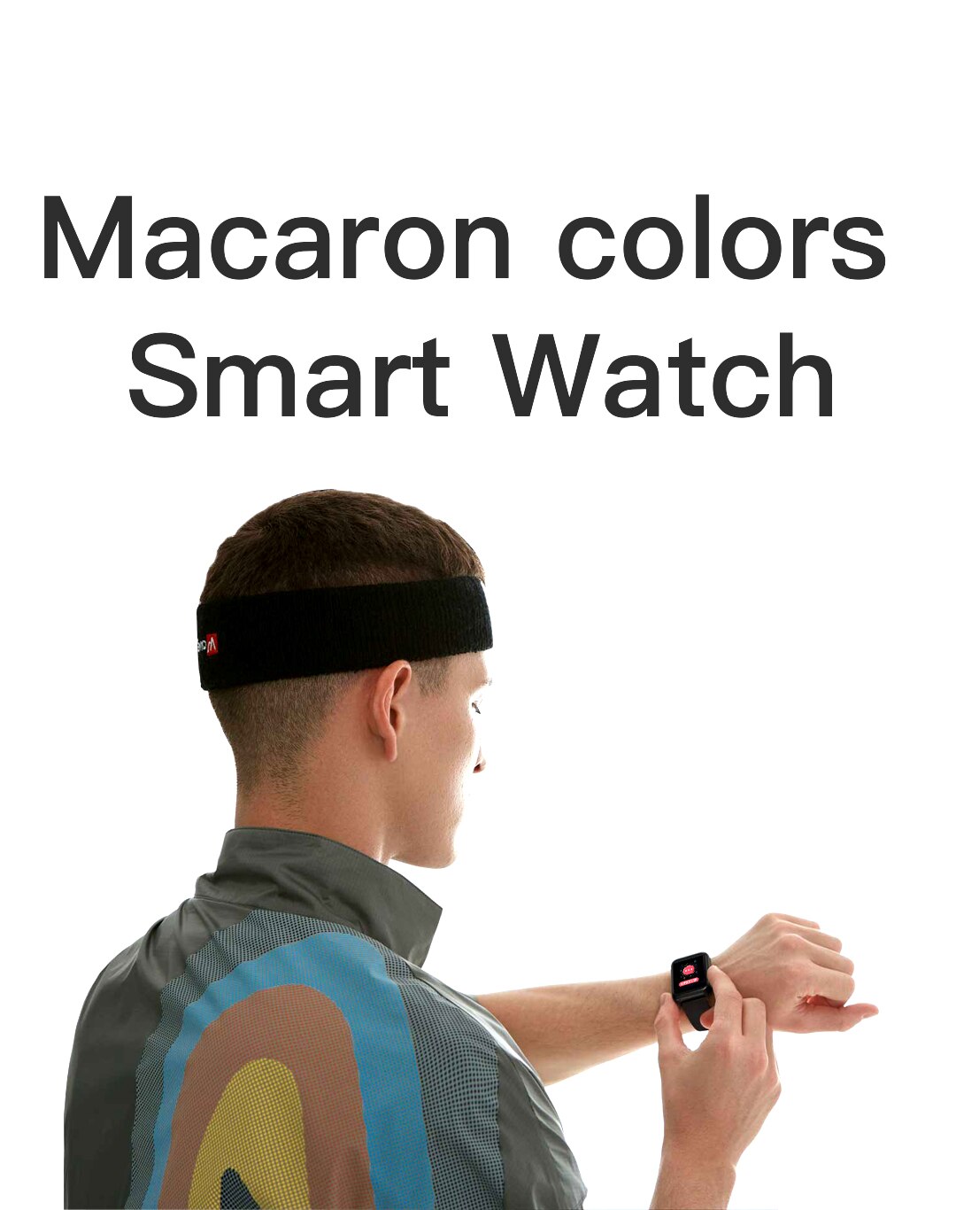 B37 nuovo Smart Watch uomo e donna Touch Screen sport Fitness Watch IP67 nuoto impermeabile tasso quadrato Bluetooth collegato SMA
