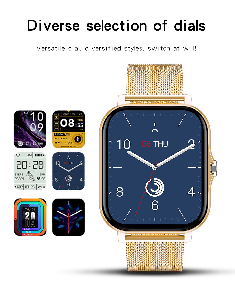 LIGE 2022 Smart Watch per uomo donna regalo Full Touch Screen sport Fitness orologi Bluetooth chiama orologio da polso Smartwatch digitale