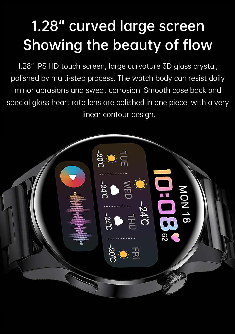 2023 LIGE Bluetooth Call Smart Watch Men Full Touch Sport Fitness orologi impermeabile cardiofrequenzimetro Smartwatch uomo Android IOS