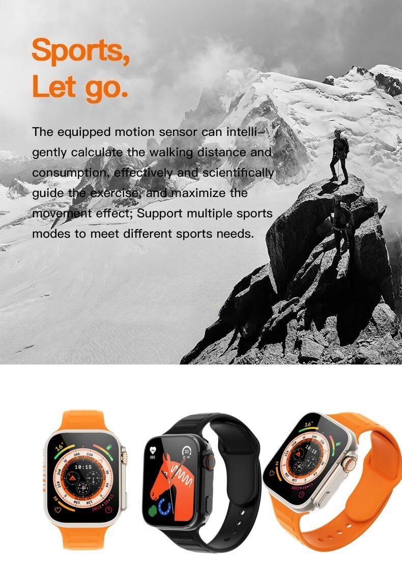 C800 il nuovo orologio sportivo Smartwatch collegato Bluetooth NFC chiamata multiuso sport per Apple e Android