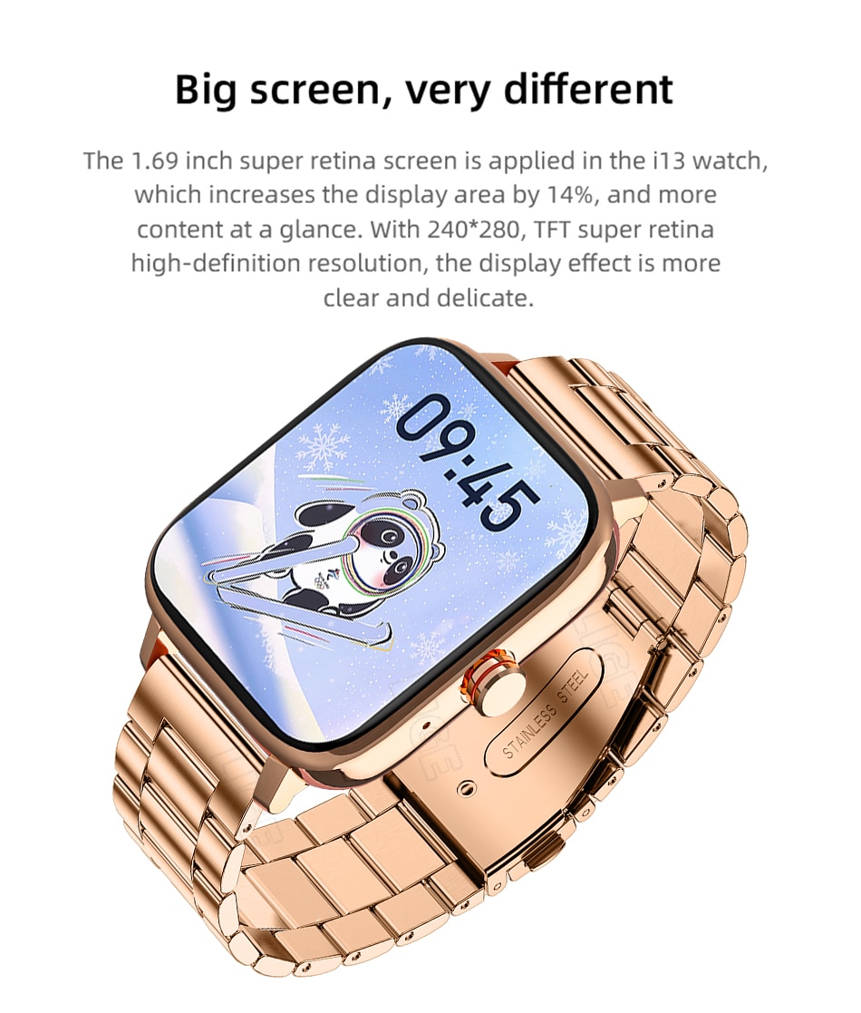 2023 uomini Smart Watch donna quadrante personalizzato Smartwatch per uomo Android IOS impermeabile Bluetooth orologi Full Touch bracciale orologio da uomo