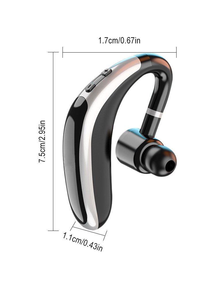Auricolare Bluetooth Wireless K20 auricolare singolo orecchio sinistro e destro indossare auricolare in-Ear per chiamate di guida aziendale montato sull'orecchio