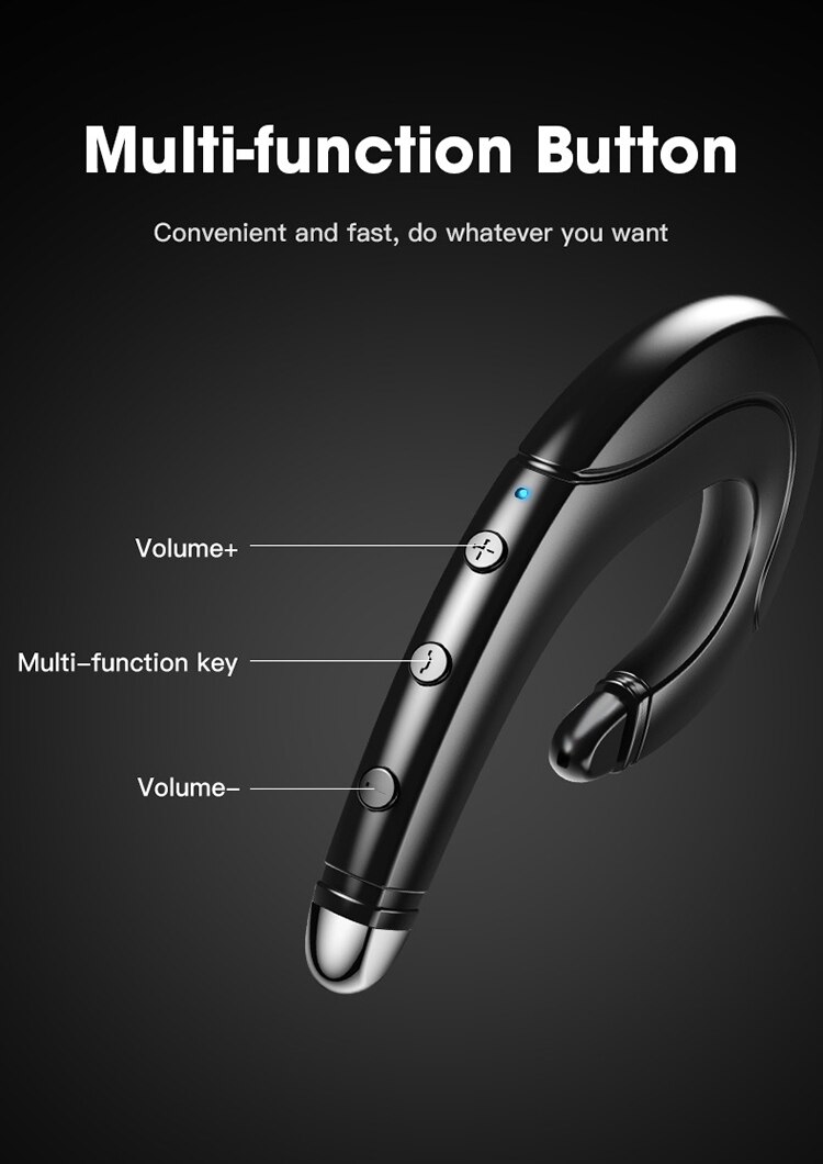 Cuffie Bluetooth senza fili cuffie sportive Tws Business Non In Ear Bone Conduction Concept Running Game a prova di sudore