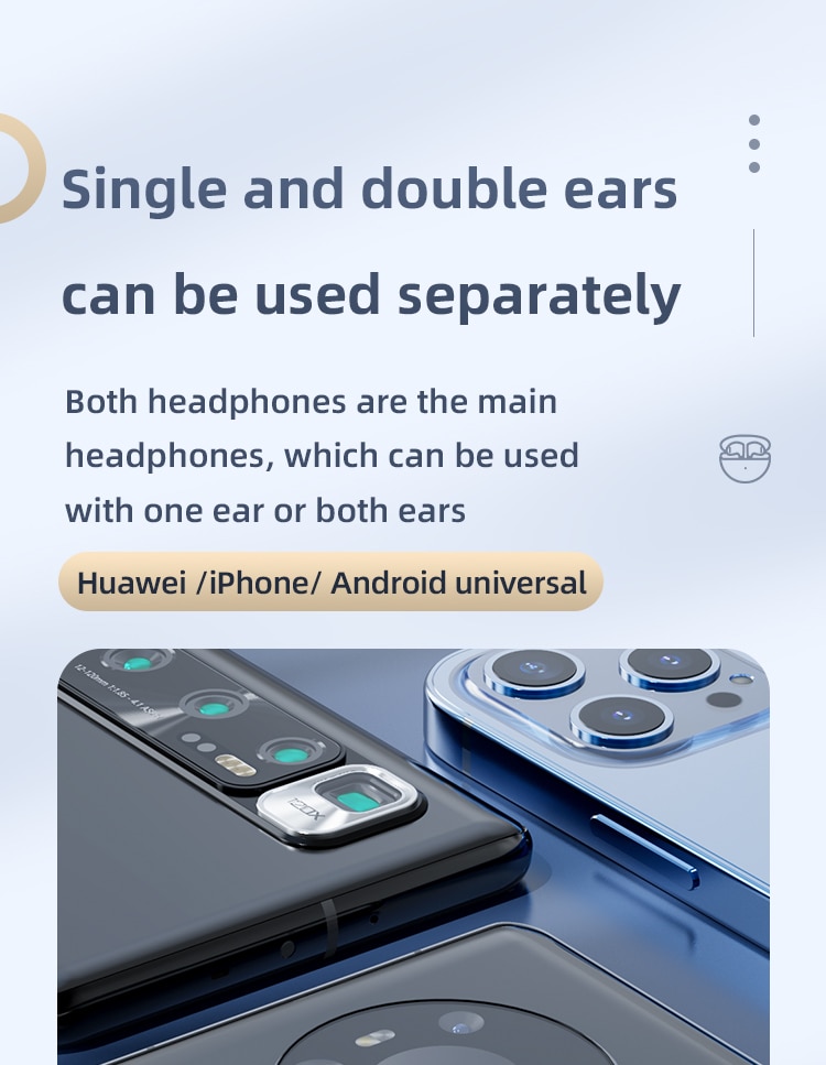 Cuffie Bluetooth Wireless Pro6 auricolari Tws Mini Heaset con custodia di ricarica auricolari impermeabili per tutti i telefoni Huawei iPhone