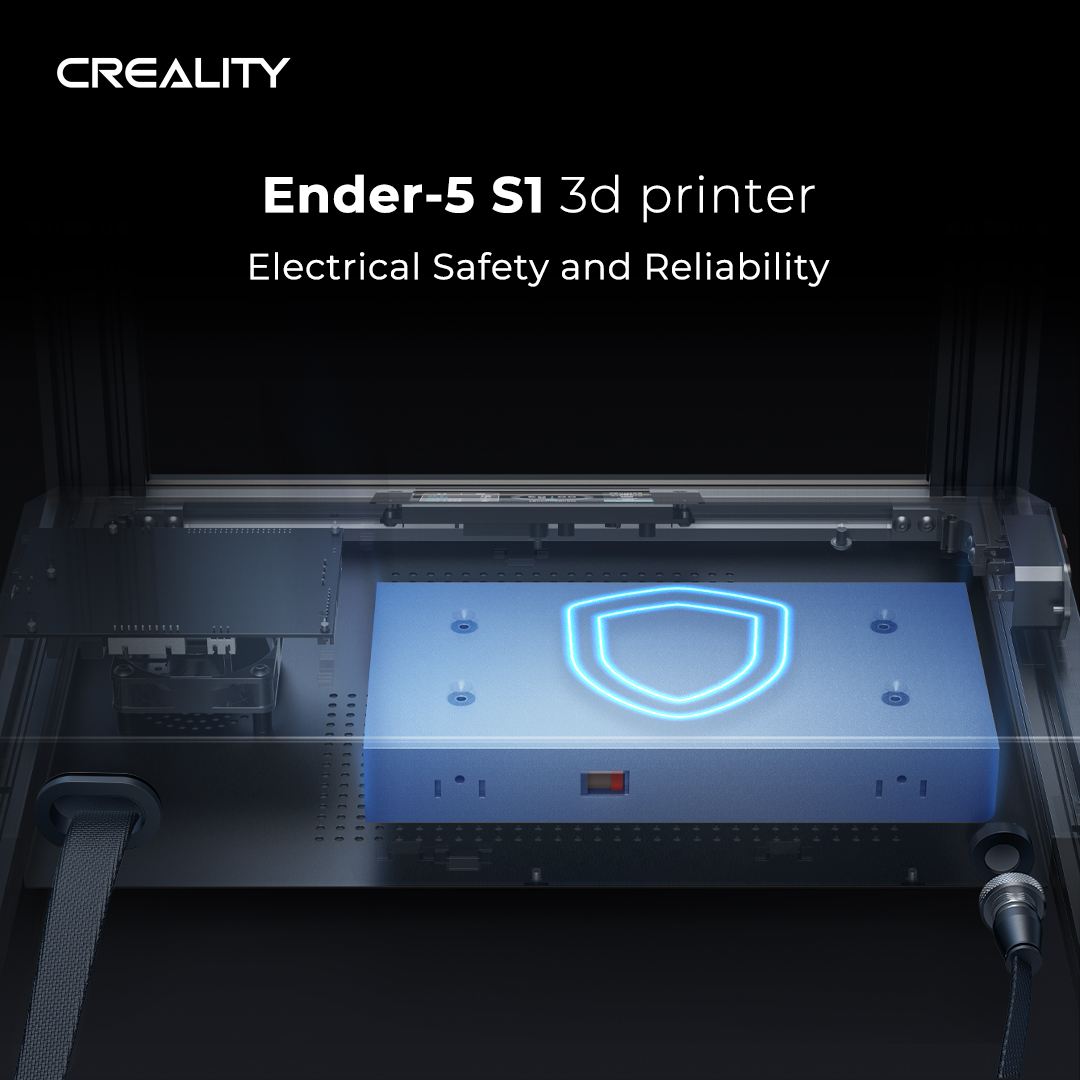 Stampante 3D CREALITY 3D Ender-5 S1 stampante 3D 250 mm/s stampa rapida Sprite estrusore diretto a doppia marcia livellamento automatico muslimb