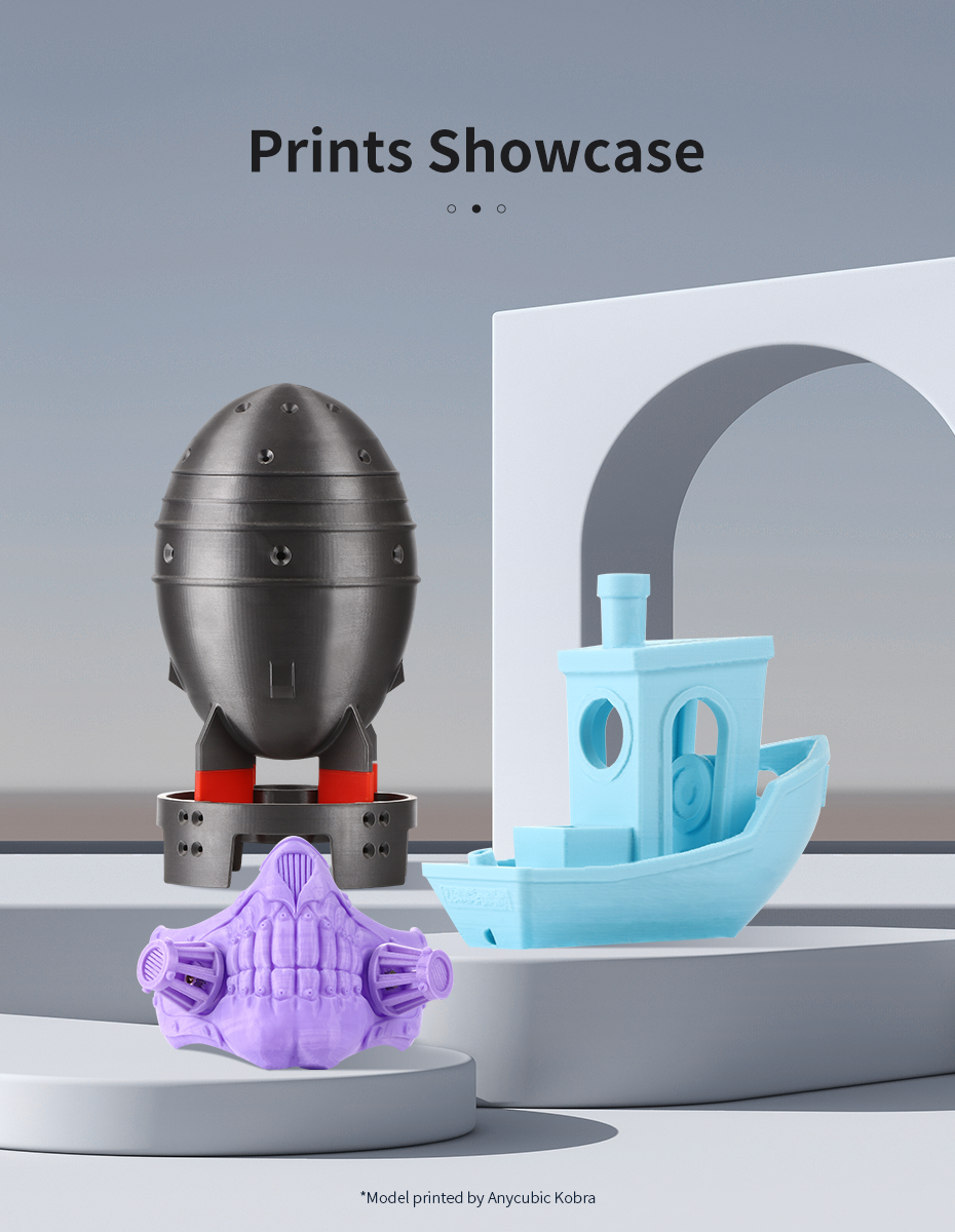 ANYCUBIC KOBRA stampanti 3D fai da te 220*220*250mm desktop 3d Printing Dirext estrusore 25 punti autolivellante FDM 3D impressora