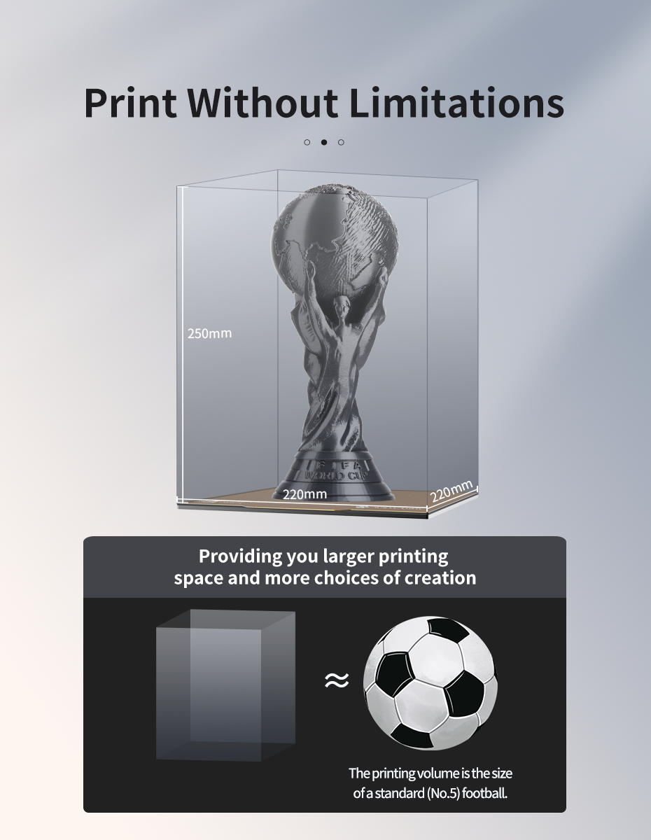 ANYCUBIC KOBRA stampanti 3D fai da te 220*220*250mm desktop 3d Printing Dirext estrusore 25 punti autolivellante FDM 3D impressora