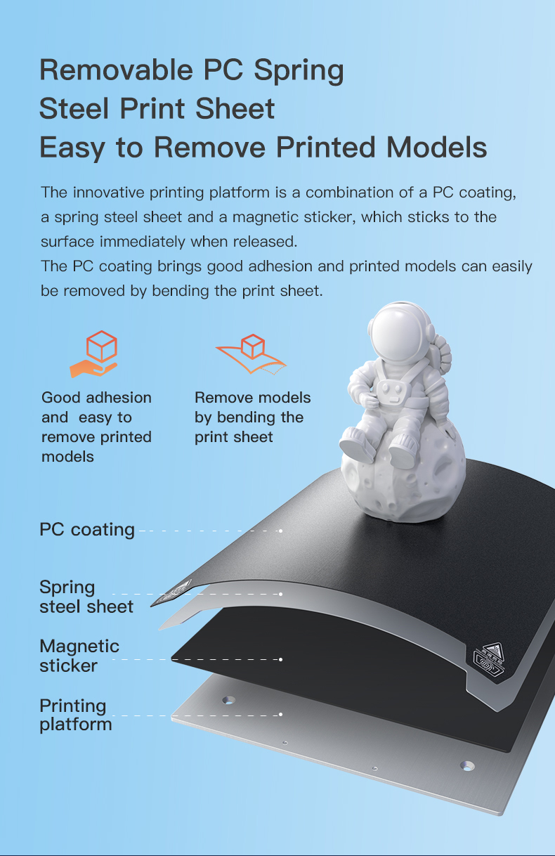 Stampante 3D CREALITY Ender-3/3Pro/Ender 3 V2/Ender-3S1/stampante intelligente sensore a filamento Kit stampante autoassemblante 32 Bit