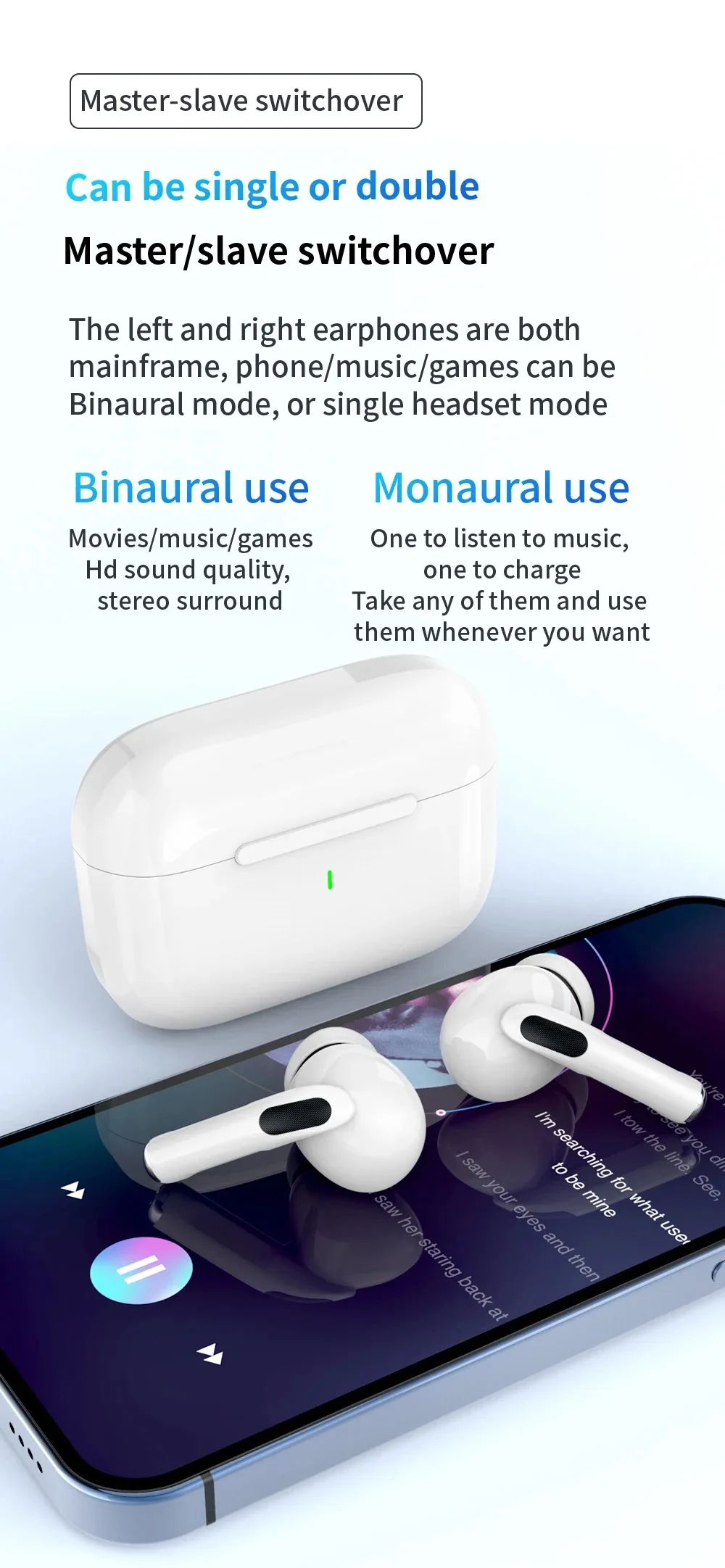2024 New Air Pro True Wireless Bluetooth Earphones Headphones HiFi Sound Low Latency Noise Reduction Earbuds for IPhone Android 2024 New Air Pro True Wireless Bluetooth Earphones Headphones HiFi Sound Low Latency Noise Reduction Earbuds for IPhone Android