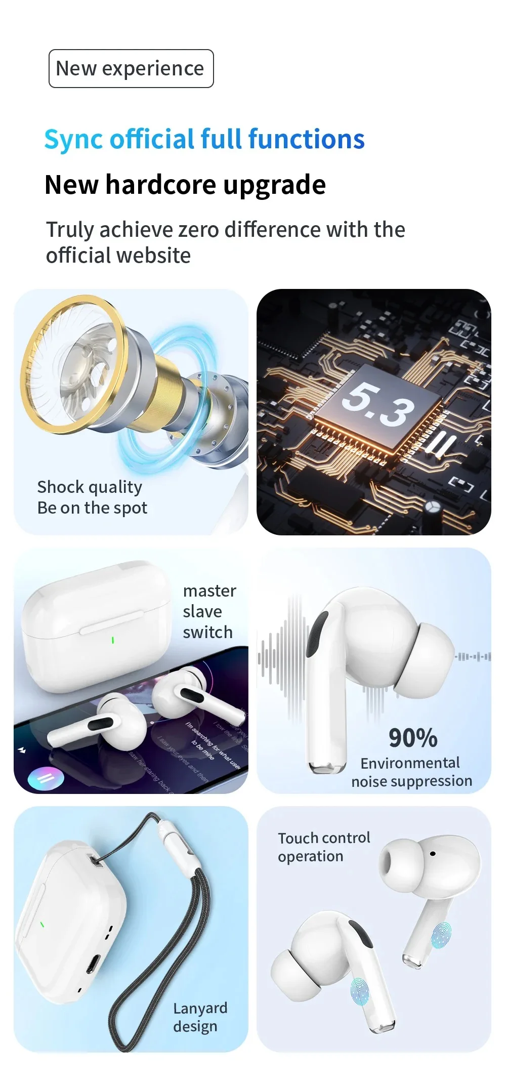 2024 New Air Pro True Wireless Bluetooth Earphones Headphones HiFi Sound Low Latency Noise Reduction Earbuds for IPhone Android 2024 New Air Pro True Wireless Bluetooth Earphones Headphones HiFi Sound Low Latency Noise Reduction Earbuds for IPhone Android