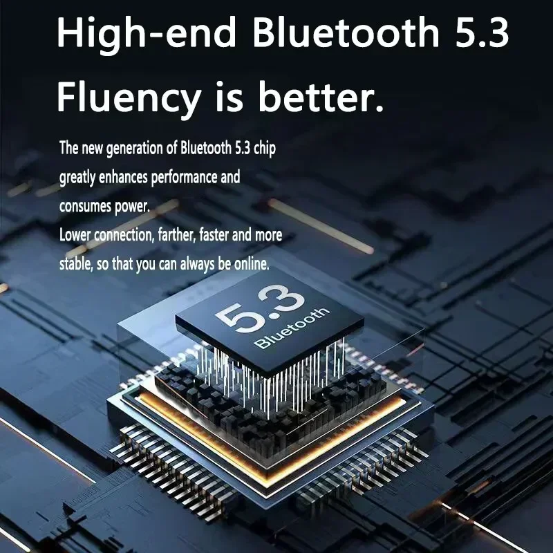 T2 Tws Wireless Bluetooth Headset Transparent Headphones ENC Power Digital Display Stereo Sound Earphones for All Smartphones