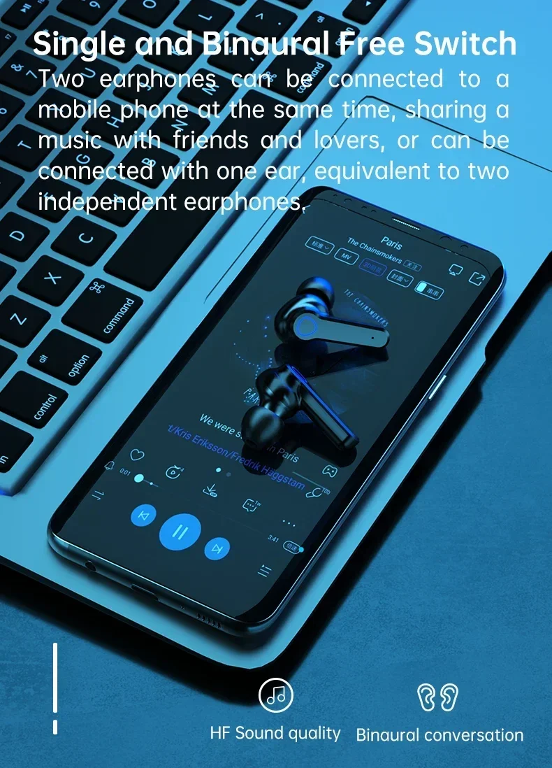M19 headset TWS Earphone Intelligente Touch Control Wireless Bluetooth-compatible Headphones Waterproof LED Display With Mic M19 headset TWS Earphone Intelligente Touch Control Wireless Bluetooth-compatible Headphones Waterproof LED Display With Mic