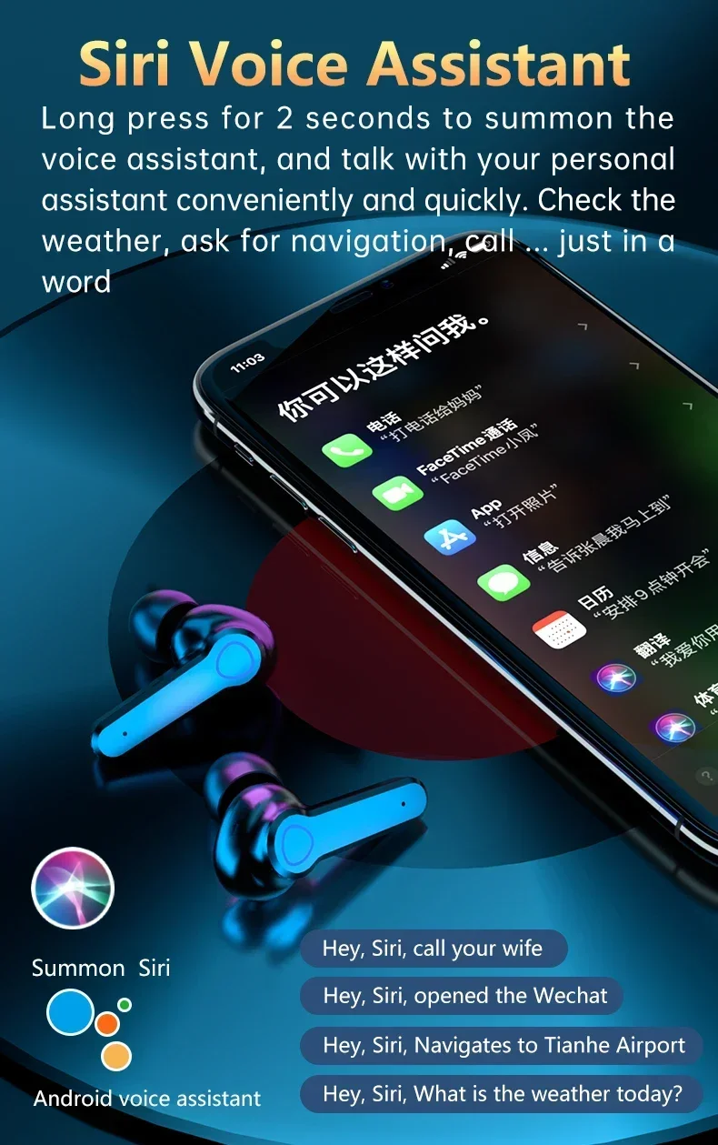 M19 headset TWS Earphone Intelligente Touch Control Wireless Bluetooth-compatible Headphones Waterproof LED Display With Mic M19 headset TWS Earphone Intelligente Touch Control Wireless Bluetooth-compatible Headphones Waterproof LED Display With Mic