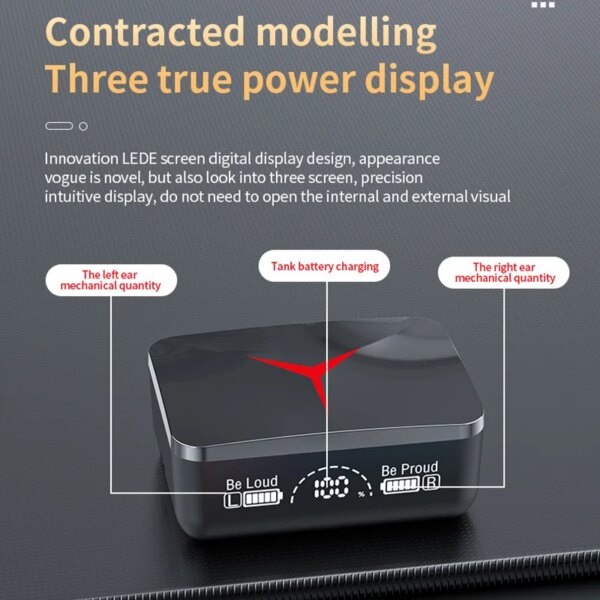 Original TWS M90 Wireless Headphones Gaming Earphone Bluetooth 5.3 Sport Earbuds with Mic Wireless Headset For iPhone Xiaomi - Image 5