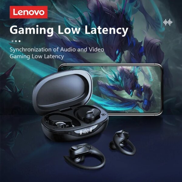 Original Lenovo LP75 TWS Bluetooth V5.3 Headphones Wireless LED Digital Display Earphones Noise Reduction Waterproof Headset New - Image 3
