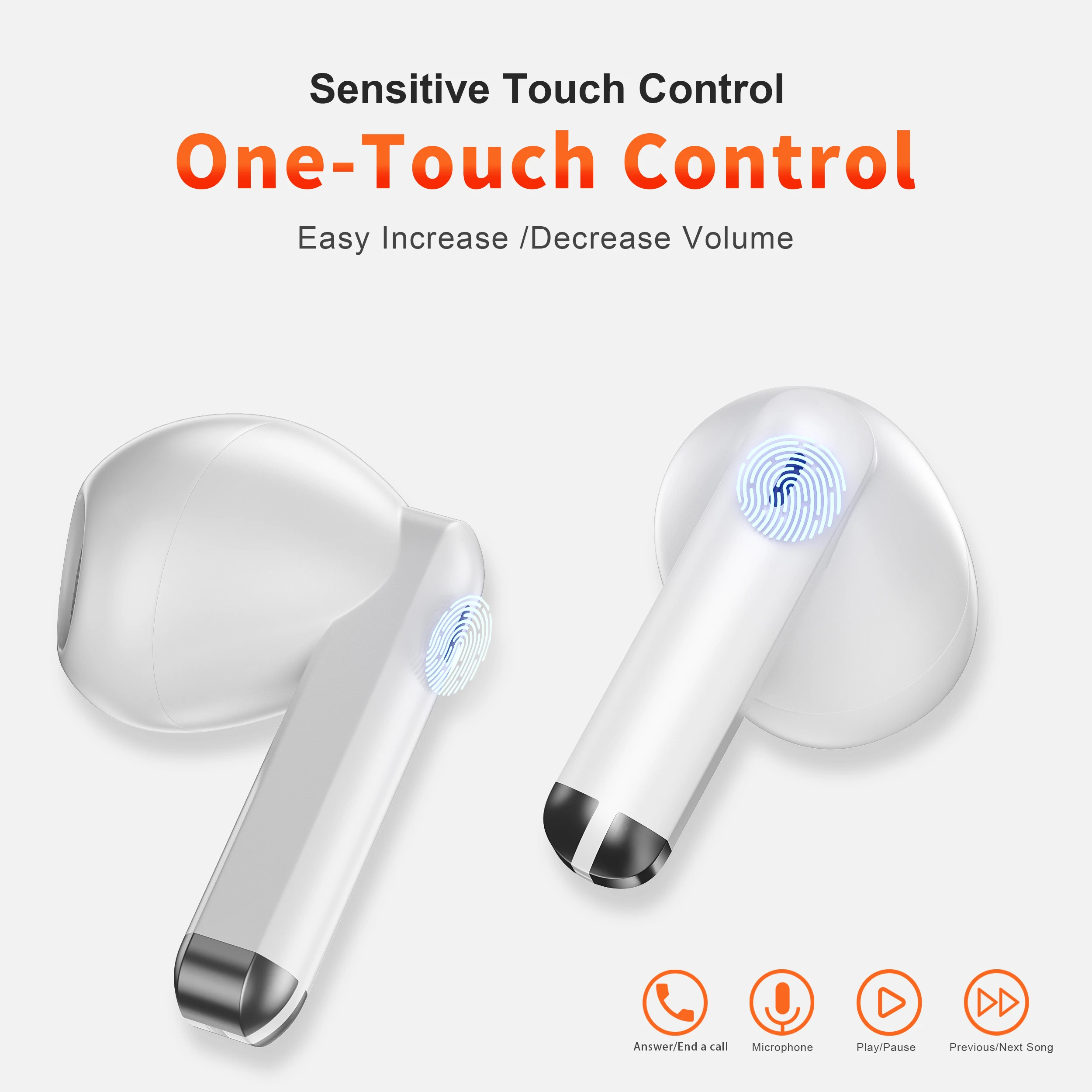 Wireless Earphones QERE E28 NEW TWS Bluetooth 5.3 HD Microphone HIFI Headphone 13mm Driver Low Latency gaming waterproof Earbud