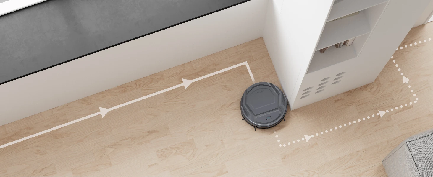 Lefant M210 Pro Robot Vacuum Cleaner, 2200Pa Powerful Suction, 120 Mins Runtime, Automatic Self-Charging, Wi-Fi/App/Alexa Contro